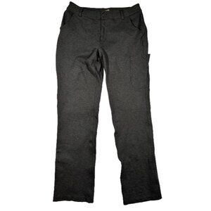 Duluth Trading Company Gray Knit Straight Leg Pants